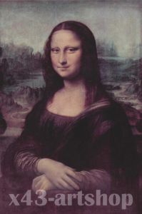 Reproduktion nach Leonardo da Vinci - Mona-Lisa